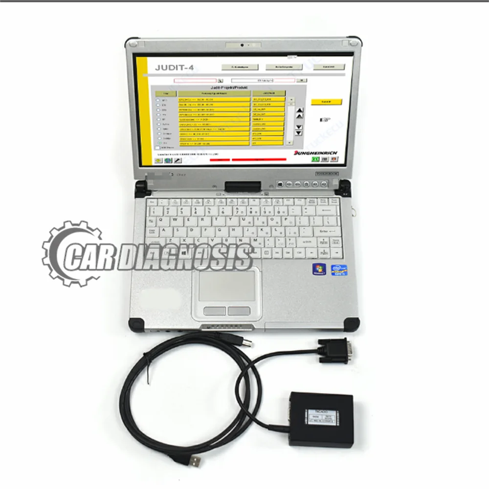 

For Judit Incado Box V4.37 Judit 4 Jungheinrich Forklift Auto Truck Diagnostic Tool+Judit4 ET&SH With CF C2 Laptop