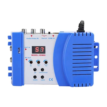 HD Analog Modulator Catv Cable TV Front End Hd Modulator Hdm69 Pal Ntsc Format Driverless High Definition Multimedia Interface