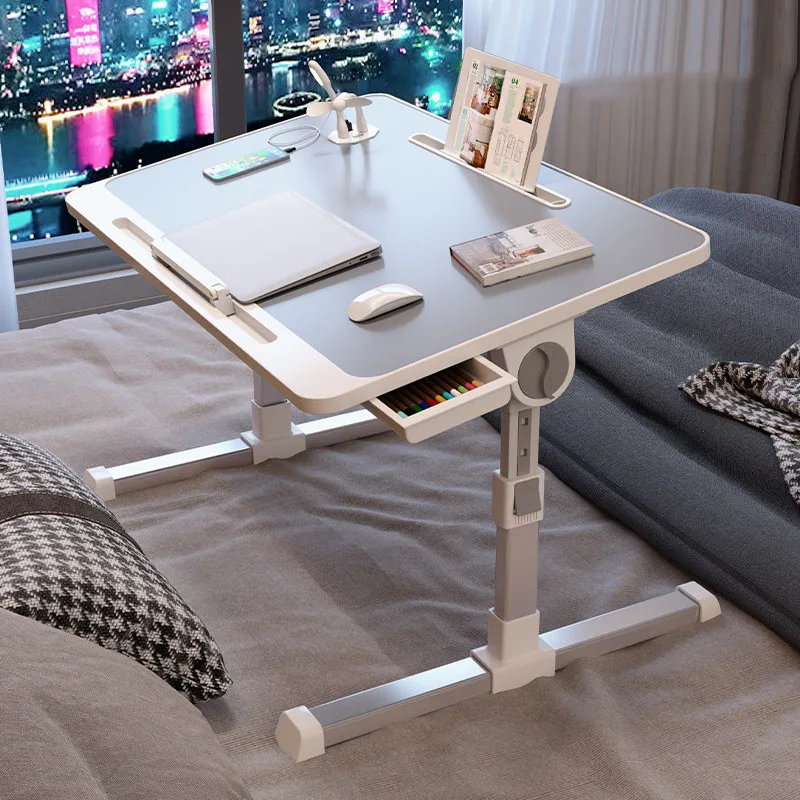 Bedside Bay Window Adjustable Foldable Laptop Desk Dormitory Students Children Home Study Table Computer Desk Bed Table Mesas