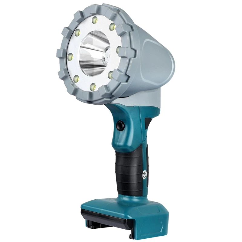 

HOT! LED Working Light Three-Speed Adjustable Portable High Beam Home Emergency Light Suitable For 18V Makita Battery