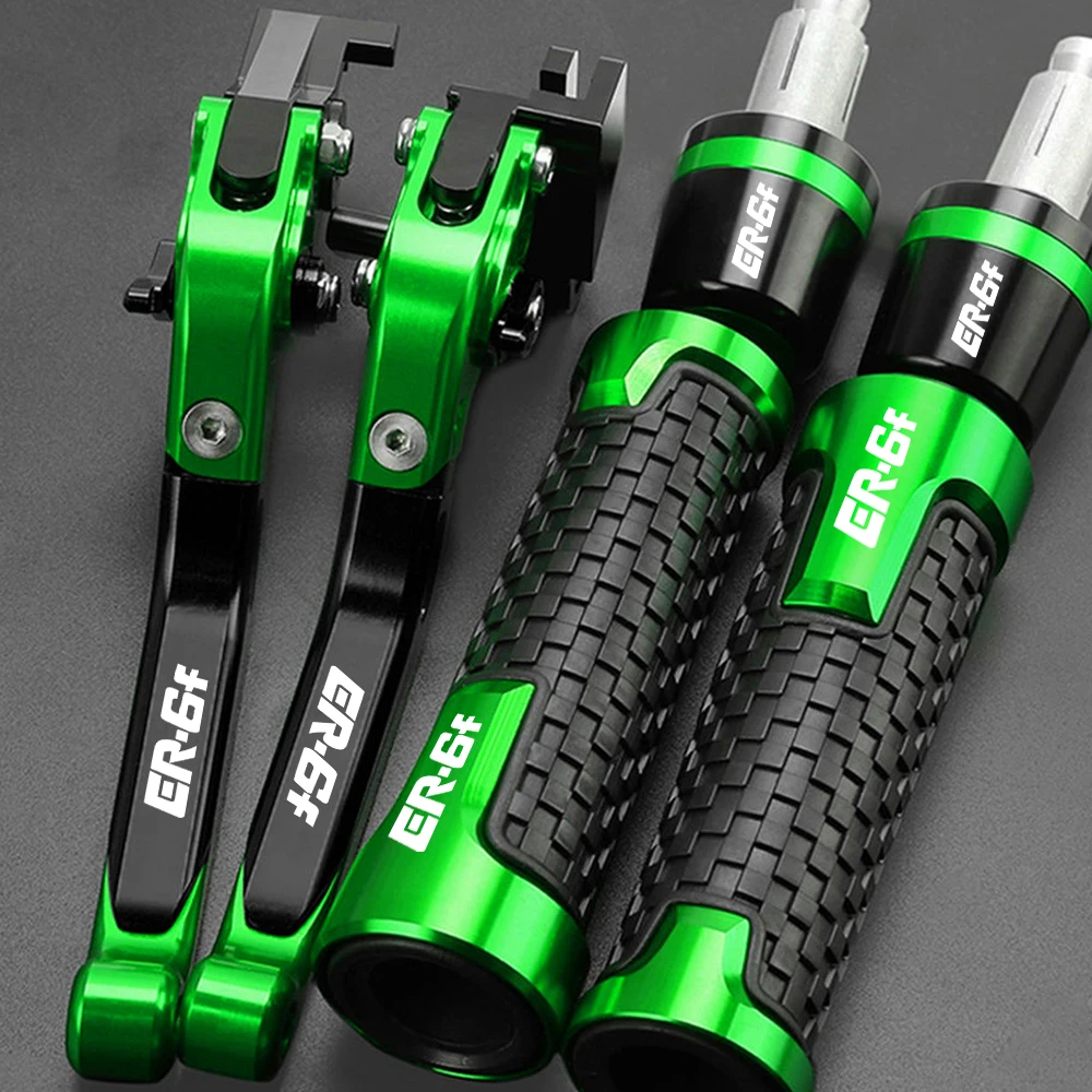 For Kawasaki ER6N ER-6N ER 6N 2006 2007 2008 Motorcycle Accessories Adjustable Extendable Folding Brake Clutch Levers ER-6F ER6F - view 2