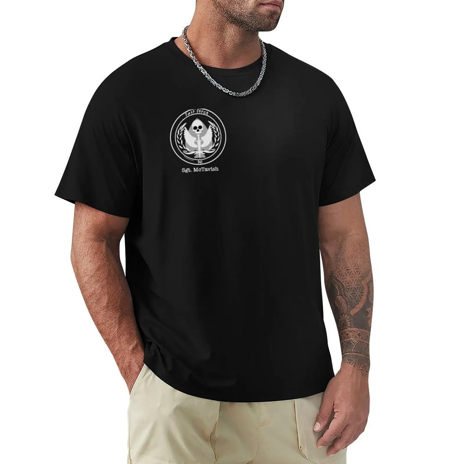 

Girlipop TF 141 Soap insignia T-Shirt Casual Loose Short Sleeve Tee for Men