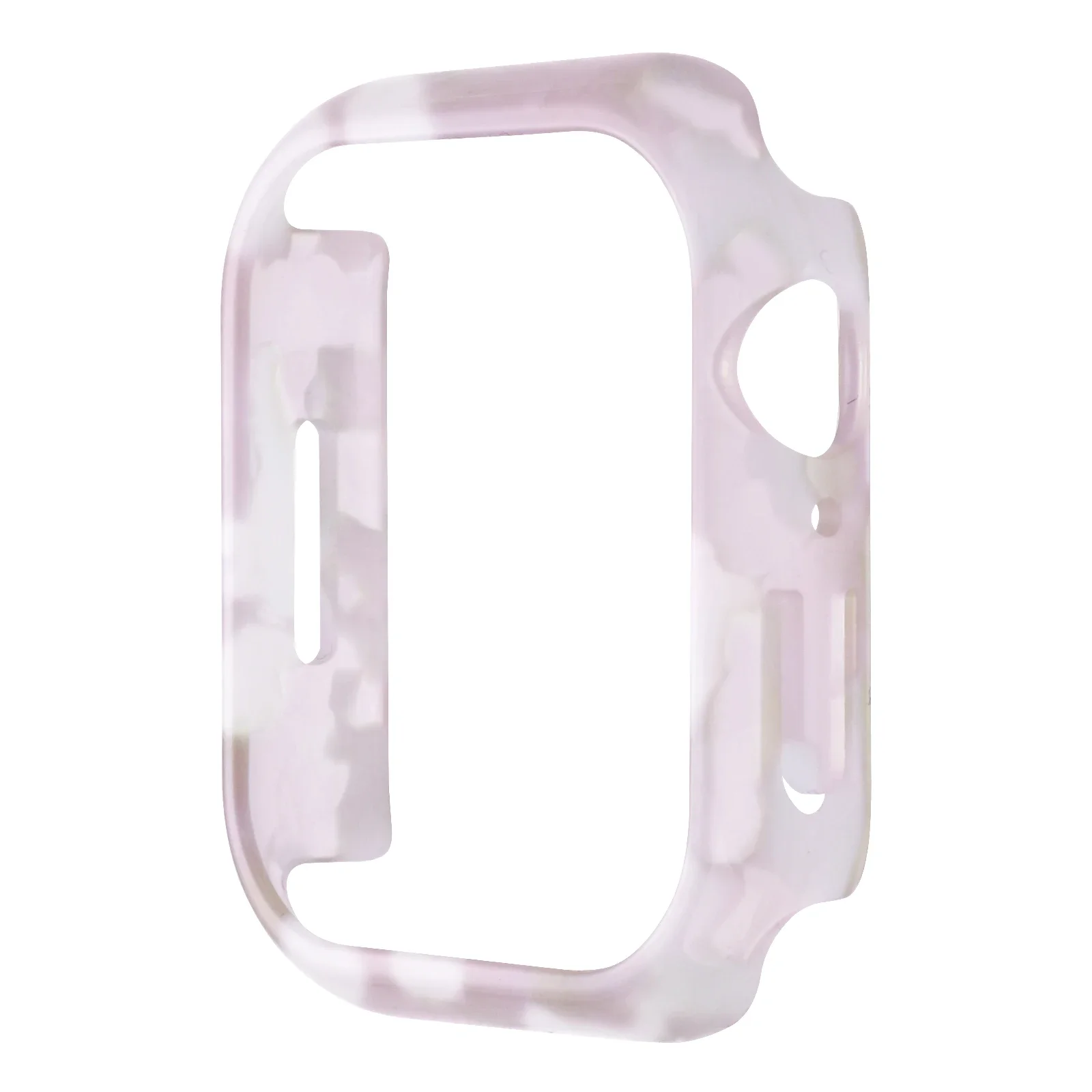 Resin Case for Apple Watch Cover Series9 8 7 6 5 4 SE Hollow Out Protective Frame Case for IWatch 45mm 41mm 40mm 44mm Protective