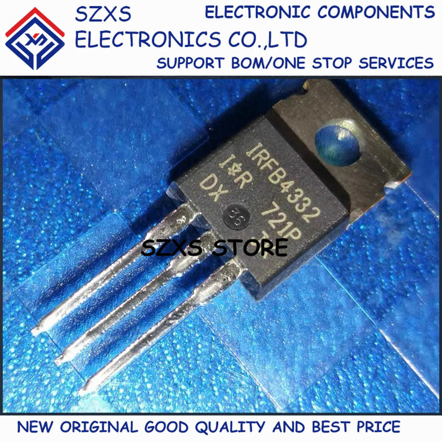

New Original 10Pcs IRFB4332 IRFB4332PBF TO-220 300V 60A MOSFET Field Effect Transistor In Stock Good Quality