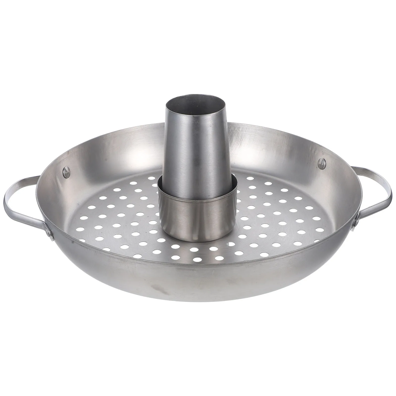 

Stainless Steel Chicken Roasting Rack Pan Vertical Turkey Roaster Stand For Oven Grill Bbq Camping Durable Cooking Tool