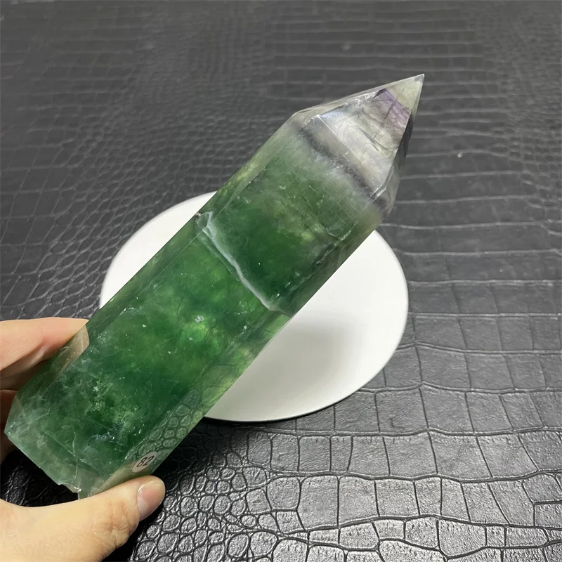 Unique Large Natural Colourful Fluorite Tower Crystal Wand Reiki Healing Mineral Stones Crafts Home Decor Christmas Gifts