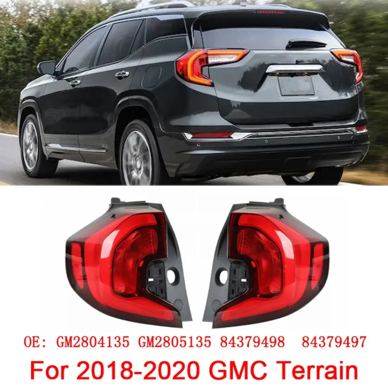 ل 2018-2020 جي إم سي التضاريس GM2804135 GM2805135 84379498 84379497 سيارة الفرامل الخلفية المضادة للتصادم تحذير وقف مصباح إشارة LED