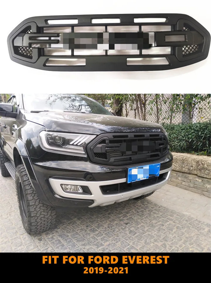 Good Quality ABS Front Middle Grill Racing Grills Fit For Ford Everest 2019-2021