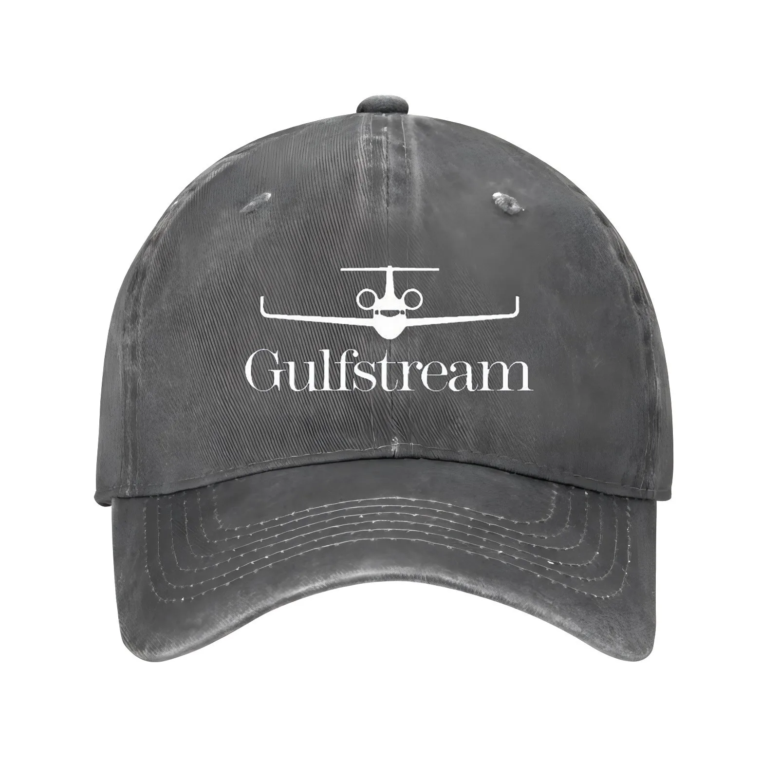 Gulfstream Airplane Logo Baseball Cap Cotton Adjustable Casual Hat for Men Women