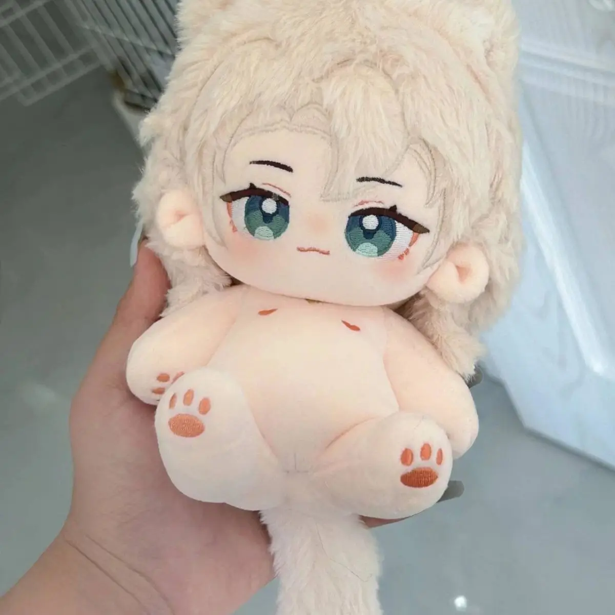 20cm Original Dressing-up Plush Puppet Genshin Impact Albedo Cartoon Cotton Stuffed Doll Girls' Children's Cute Gift Toys