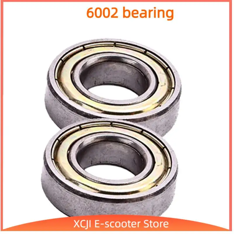 6002ZZ Micro Ball Bearing Double Sealed Cover Bearing, Durable Replacement Bearing for Electric Motorcycle Wheel Module Parts