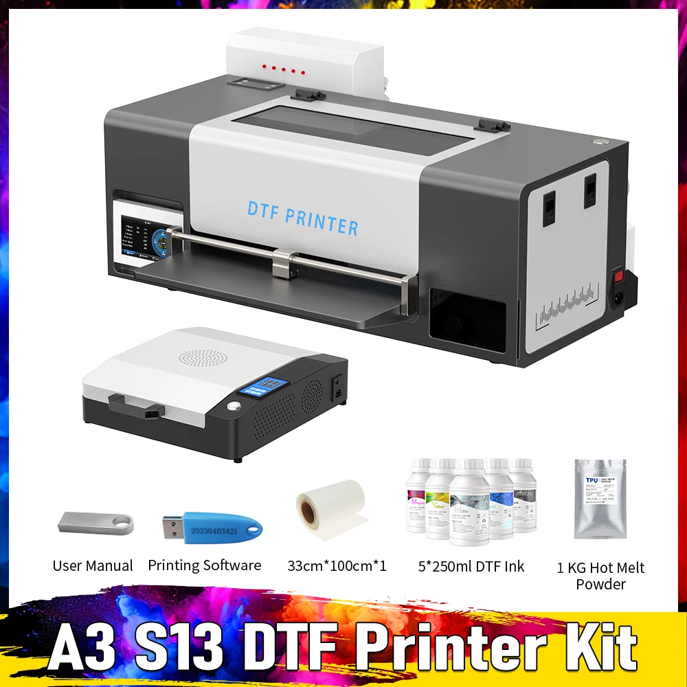 

Принтер A3 DTF XP600 Impressora A3 Принтер DTF Принтер A3 Direct toFilm Transfer Принтеры dtf для футболок Все ткани Новые