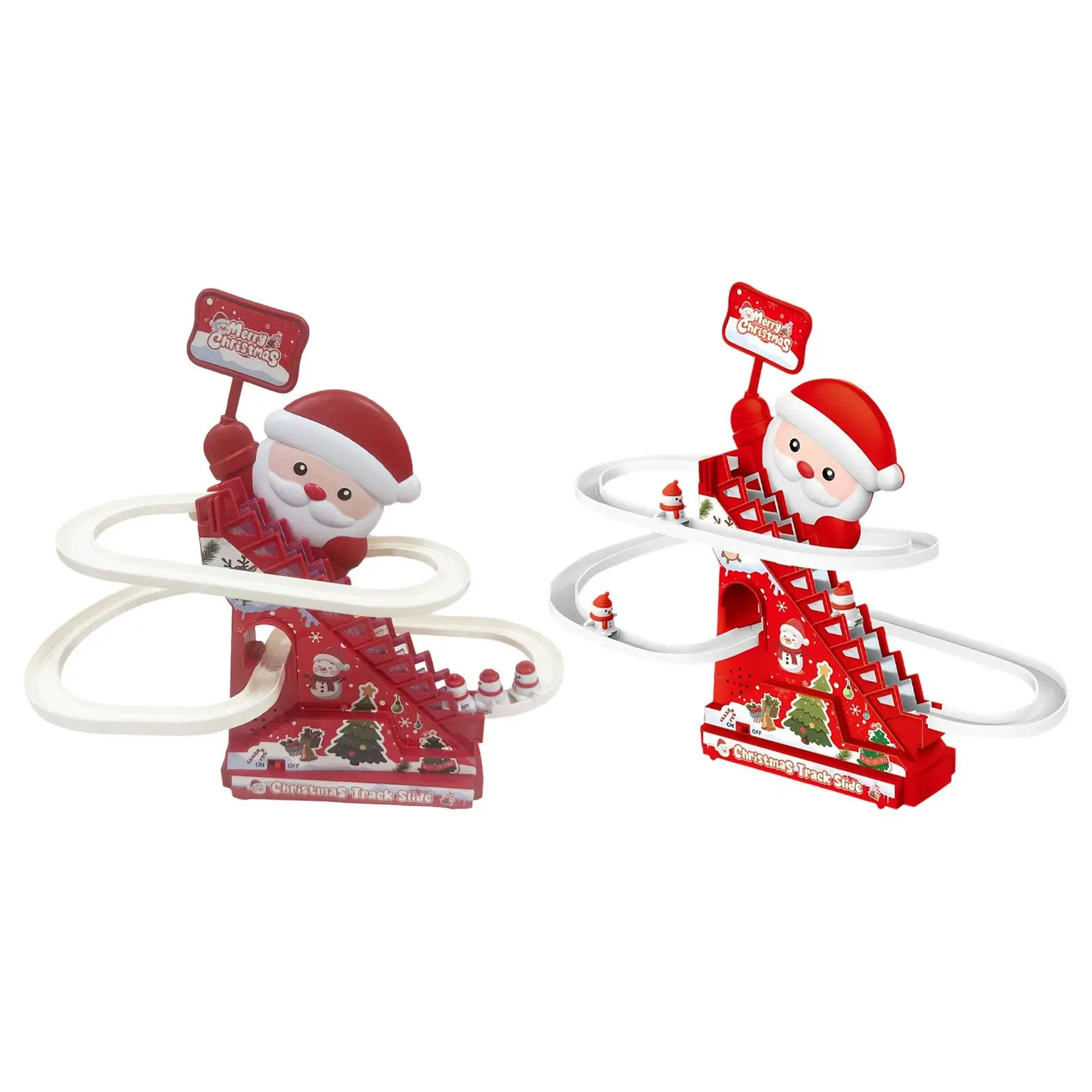 Santa Climbing Toy Santa Electric Slide Climbing Toy for Toddlers Xmas Gifts
