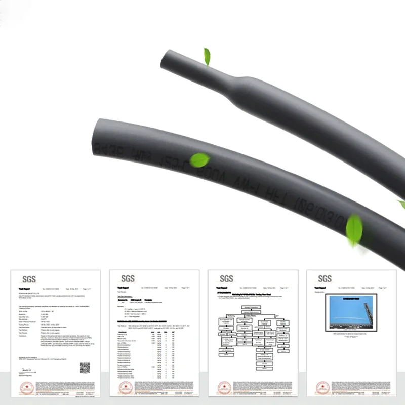 Grey Dia 1 2 3 4 5 6 7 8 9 10 12 14 16 20 25 30 40 50 mm Heat Shrink Tube 2:1 Polyolefin Thermal Cable Sleeve Insulated 1 meter