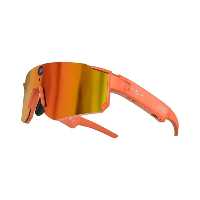 Y45A-AI Smart Glasses 800W Camera, Chatgpt Voice Assistant, ENC Noise Cancelling, Translation Goggles For Cycling& Hiking