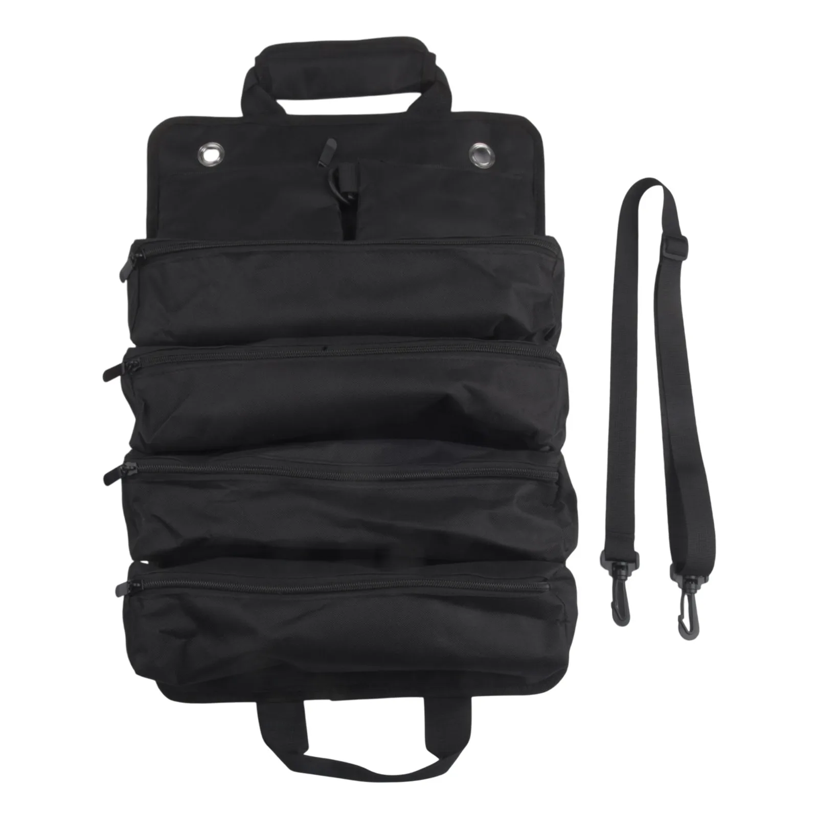 For Vehicle Organization Oxford Cloth Tool Roll Waterproof Tool Organizer 495*320mm Adjustable Shoulder Strap Tool Bag