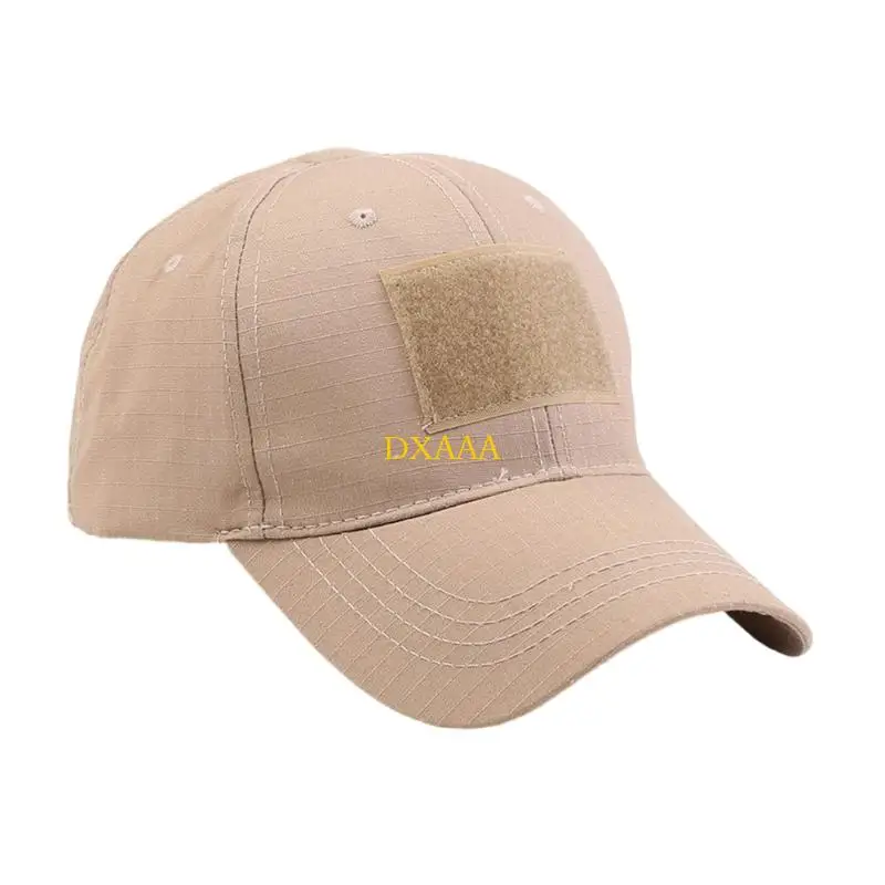 قبعة بيسبول مموهة من DXAA، إغلاق قابل للتعديل للأنشطة الخارجية، مزيج من القطن والبوليستر، قبعة خفيفة الوزن