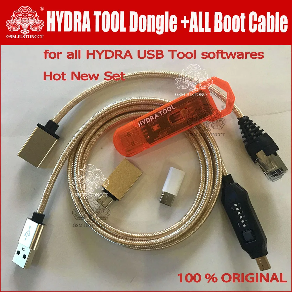 

2024 New Original Hydra Dongle is the key for all HYDRA USB Tool softwares +UMF ALL Boot cable set (EASY SWITCHING) & Micro