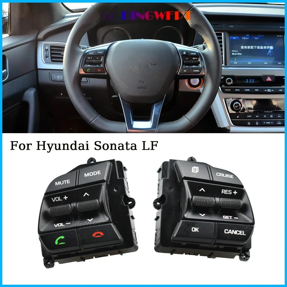 

Многофункциональные кнопки круиз-контроля громкости на рулевом колесе 96700-C1710 для Hyundai Sonata LF 1.6T 2016 2017 2018