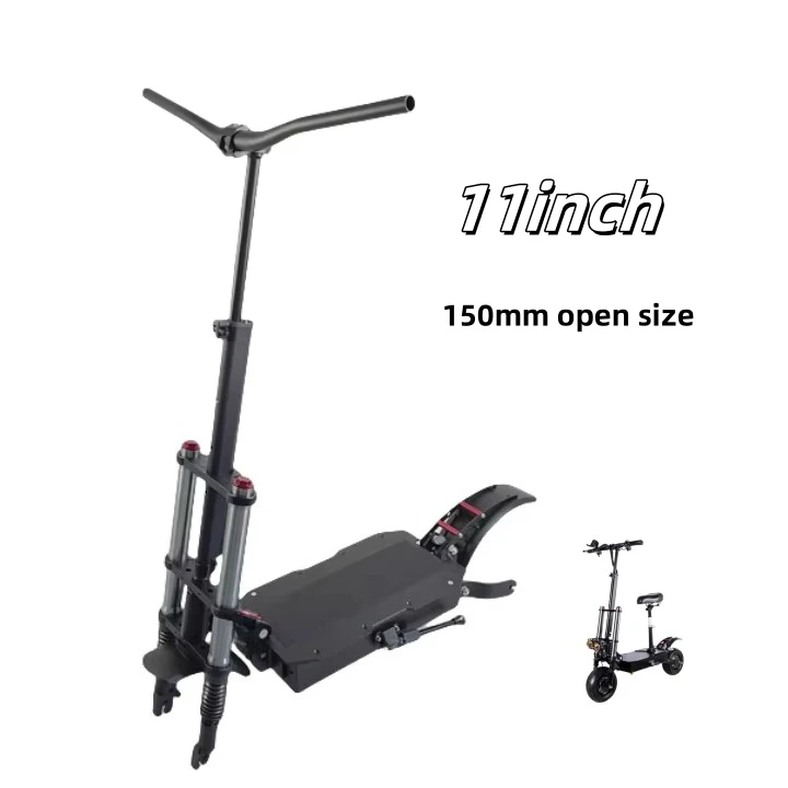

11inch Accessories Frame 150mm Open Size Oil and Spring Shock Absorber Electric Scooter Frame