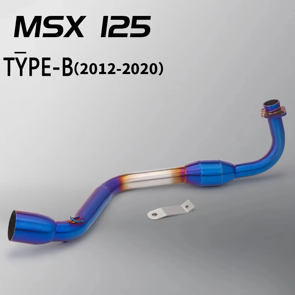 Motorcycle Exhaust Muffler Contact Middle Middle Pipe Factory Price slip-on for M3 MSX 125 MSX125 2013-2019