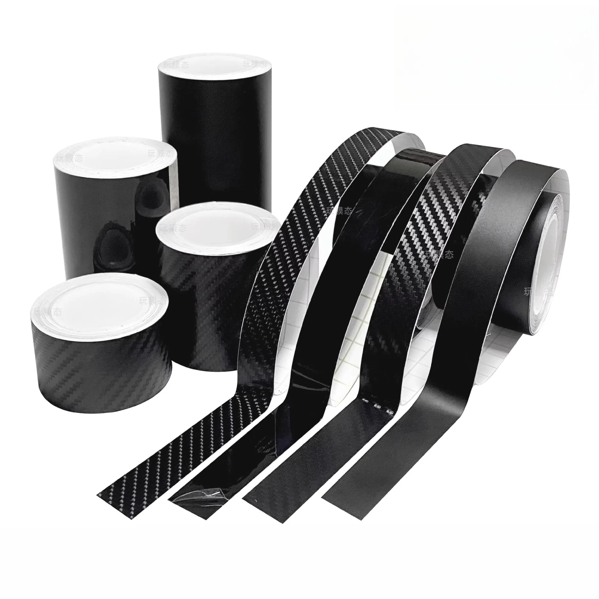 Waterproof Car Decoration Scratch Sticker Creative Car Sticker Shielding Personality 3D Multifunctional Carbon Fiber Car Sticker