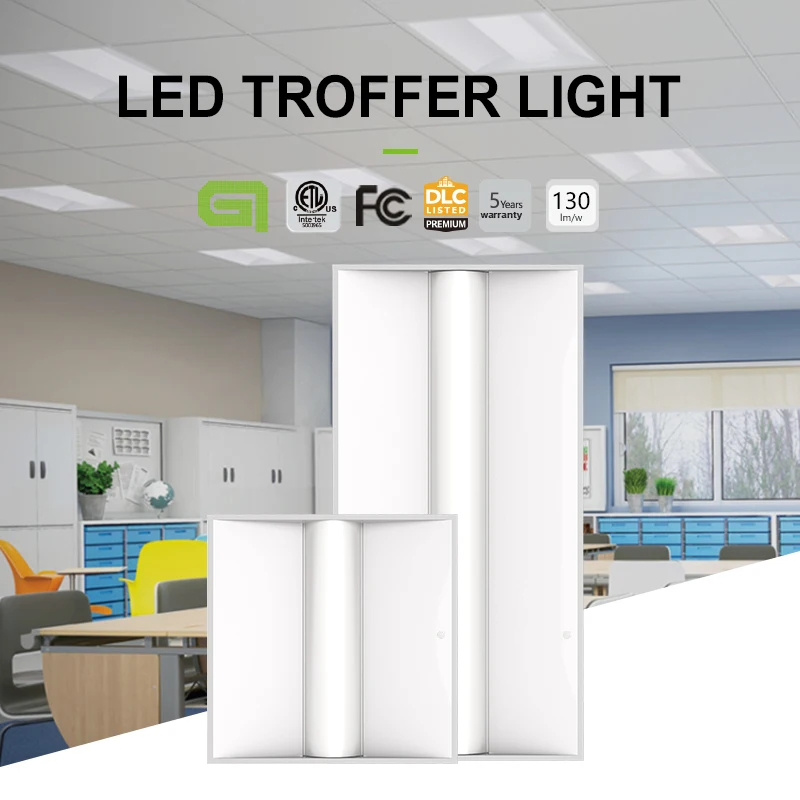 trofer center basket light luz de teto ajustavel luz do painel do escritorio cct power 2x2ft carton pcs 01