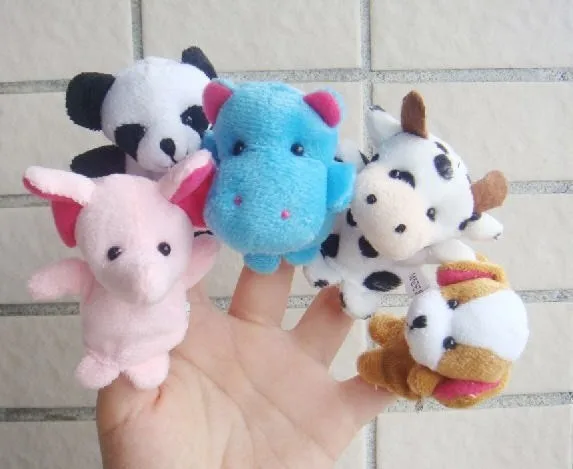 

Finger Puppet Plush Toys Cartoon Biological Child Baby Favor Doll Kids Gifts Random Color Hand Puppets Professional Plush Toy