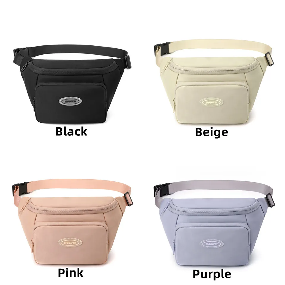 Women Waist Packs Pocket Casual Travel Belt Bag Women Fashion Waterproof Nylon Chest Bum Sling Bag