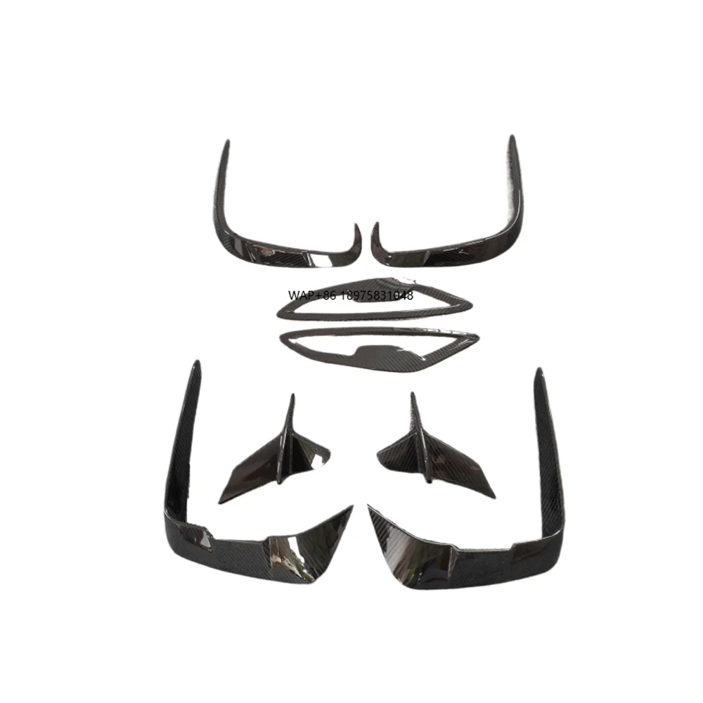 

for 2020+G14 G15 G16 Dry Carbon Fiber Q-style Front Bumper Splitter and Rear Body Kit