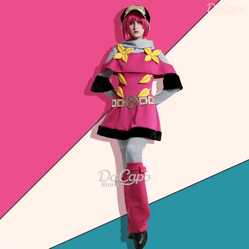 

JoJo's Anime Bizarre Adventure Hot Pants Cosplay Clothes Shoes Outfit Wig Hotto Pantsu Costume Halloween Women Roleplay Outfit