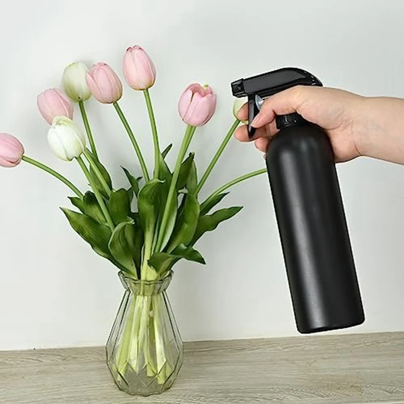 Paket 4 Botol Semprot Botol Semprot Penata Rambut Botol Semprot Tanaman 500 Ml untuk Rambut, Membersihkan