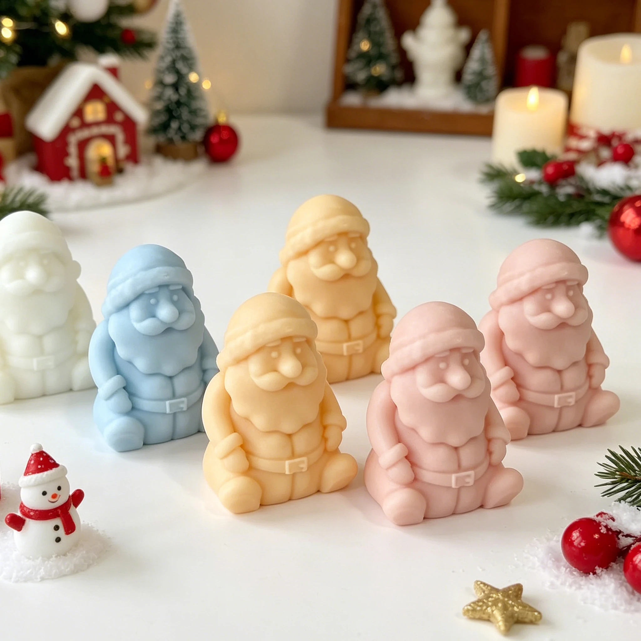 3D Christmas Santa Claus Candl - Resin Art Furniture recensie en prijs