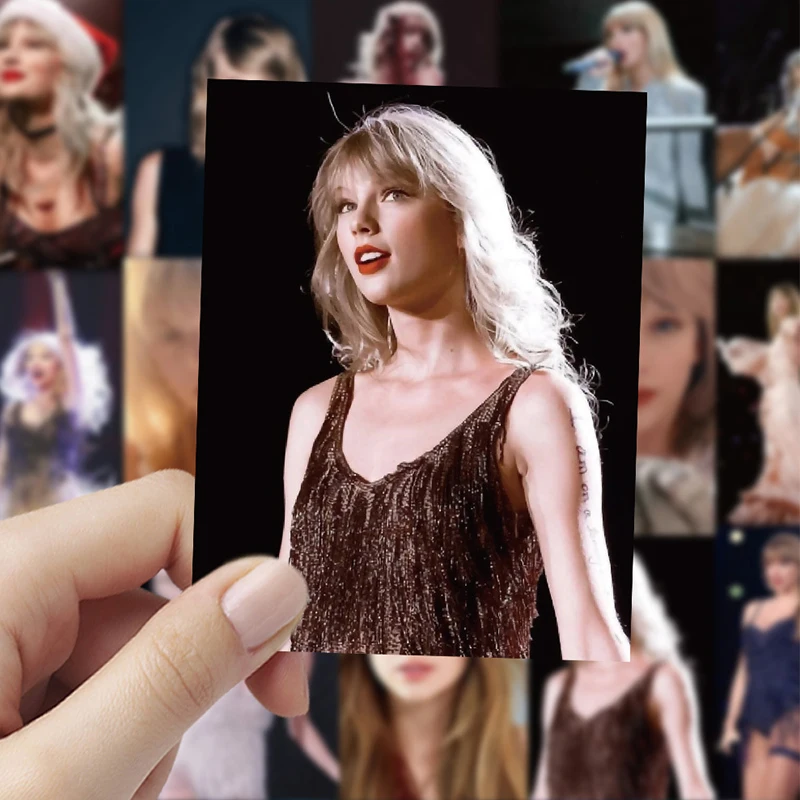 60PCS Taylor Swift Graffiti Stickers Fans Collect Poster immagine di concerto vocale Water Cup Book Piano Party Decoration Sticker