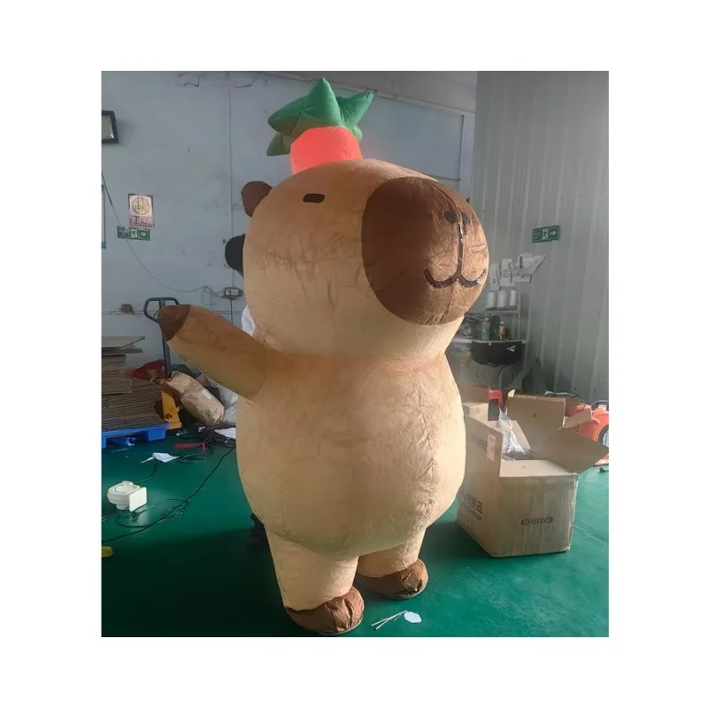 Custom giant fluffy inflatable monster cartoon model inflatable doll