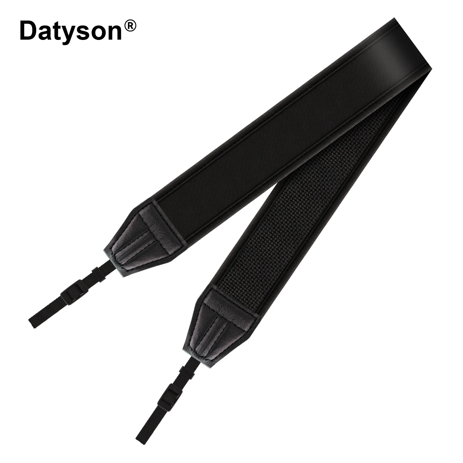 Datyson Fernglas-Trageriemen mit breitem, gepolstertem Schultergurt für Ferngläser, DSLR-Kameras, Camcorder – Schwarz # B5P9888