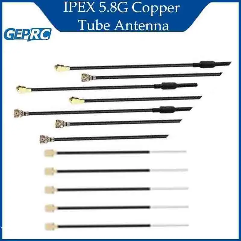 

GEPRC FPV Quadcopter Drone Freestyle 5.8G Copper Tube Antenna RC Parts 2.4G Connector 5.8GHz DIY Lower Impedance