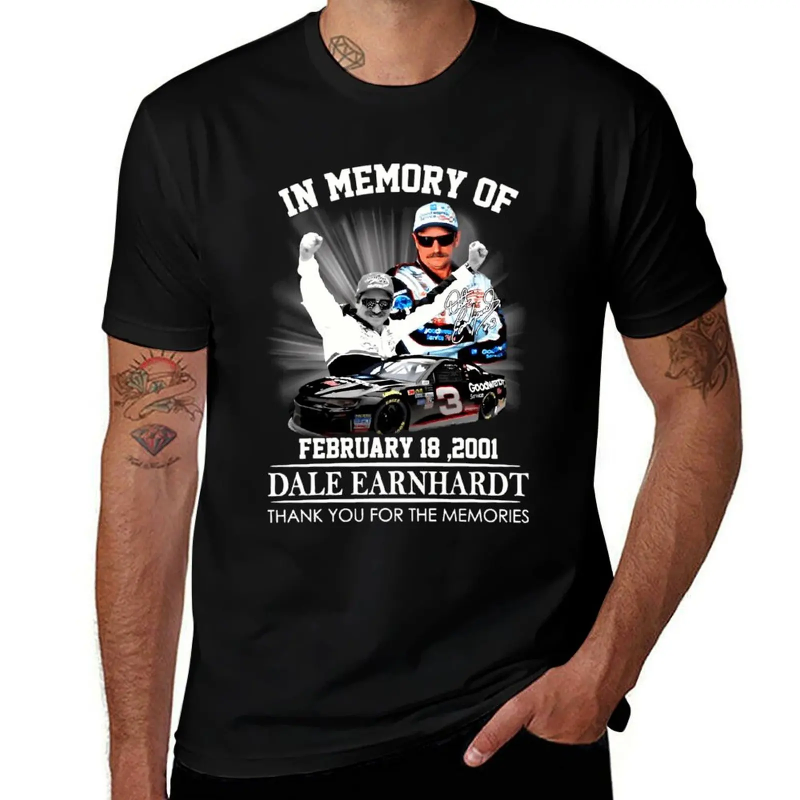 

In Memory Of Dale Earnhardt \t T-Shirt printed t shirts for man cotton t shirts man 100% t shirts for man graphic tees T-Shirt