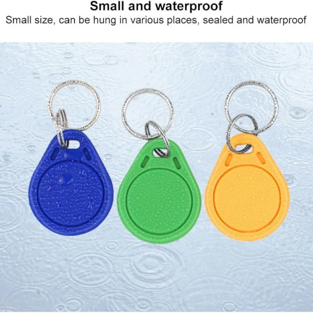 5PCS 13.56MHz RFID Key Fob NFC Tag IC Token Read Only Key Card Access Control Door Entry Elevator System
