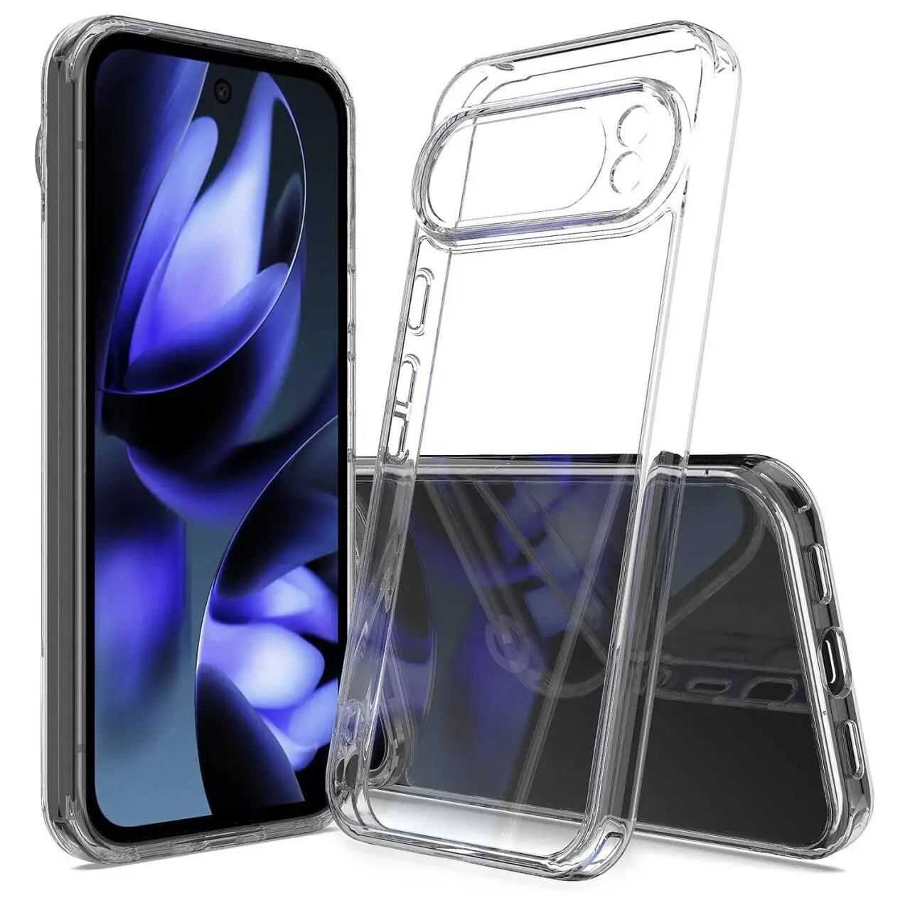 Acryl-Kristallklare Hartschalen-Handyhülle für Google Pixel 10 9 11 Pro XL 6A 7A 8A 9A 10A 7 6 8 9 10Pro, kein Vergilben, transparente Abdeckung