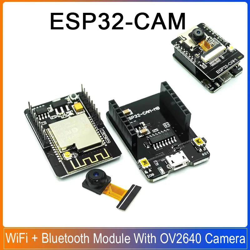 

ESP32-CAM Development Board ESP32 Serial Port to WiFi + Bluetooth Module With OV2640 camera