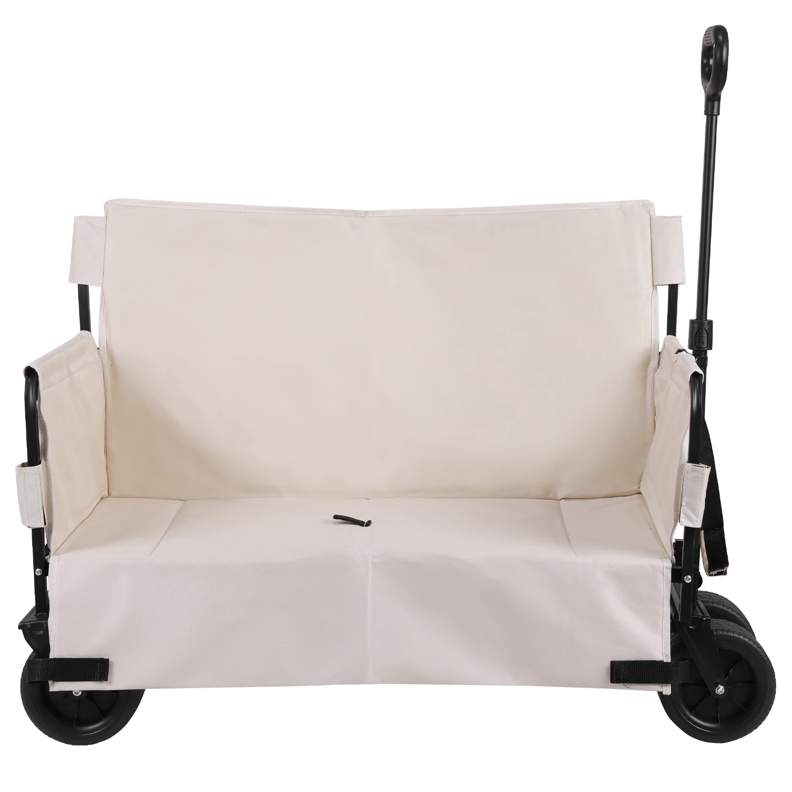 

Large Capacity Collapsible Wagon Cart with Big Wheels Portable Garden Wagon Cart for Groceries Garden Sport