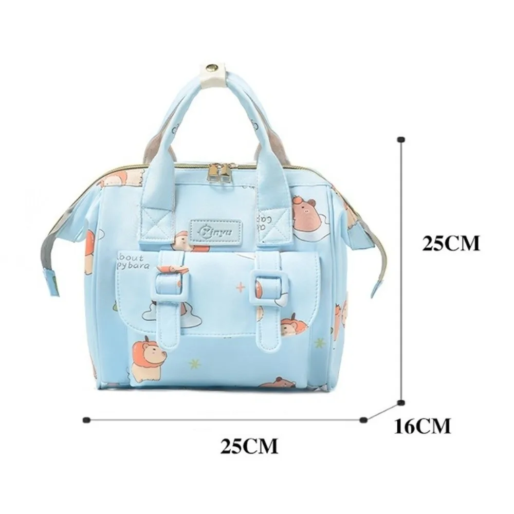 Sac à dos de voyage imprimé dessin animé mignon, sac d'allaitement ultraléger en Nylon, sac à couches Portable de grande capacité