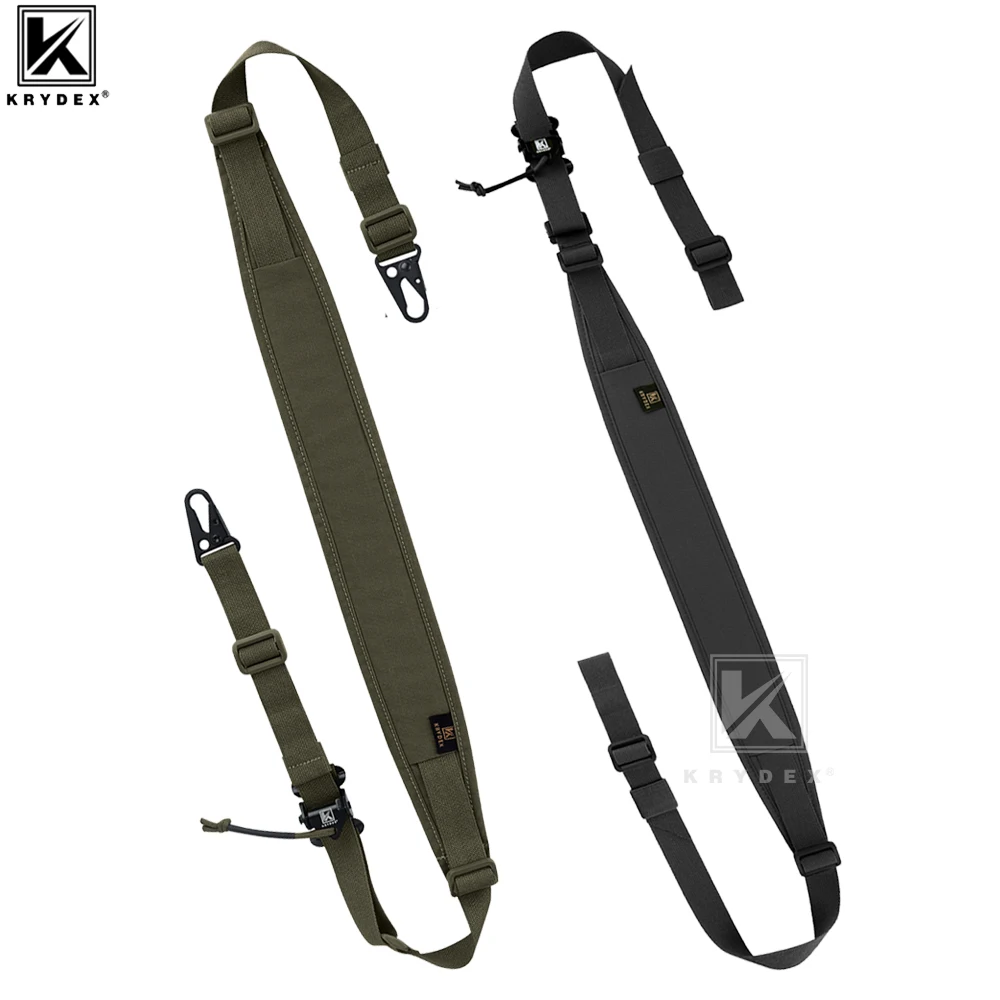 KRYDEX Tactical Sling Modular Gun Strap Slingster Removable 2 Point / 1 Point 2.25\