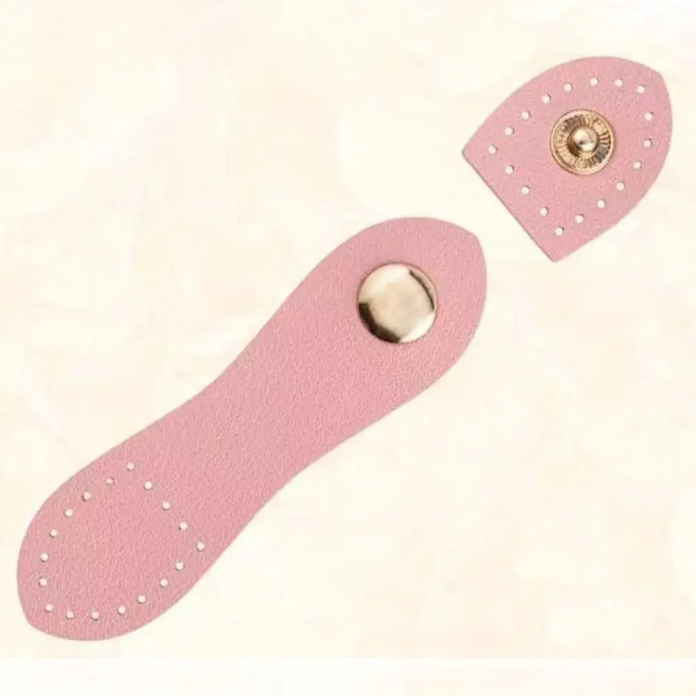 أزرار حقيبة جلدية مصنوعة يدويًا ، مشبك سهل الاستخدام ، إكسسوارات حقيبة متينة ، حزمة بطاقات ، موضة