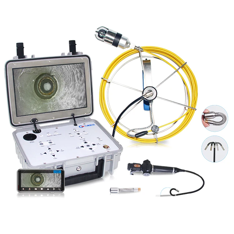 Multifunctional  IP68 Waterproof Handheld Sewer Camera with 10
