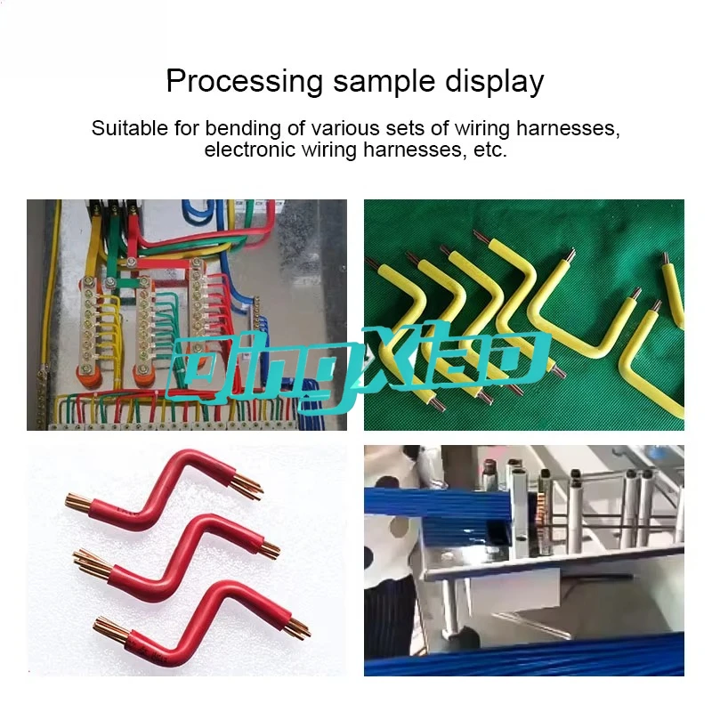 Semi Automatic Stainless Steel Pneumatic Cable And Wire Bending Machines Easy Operation For Electronic Industrial Production Use - view 4