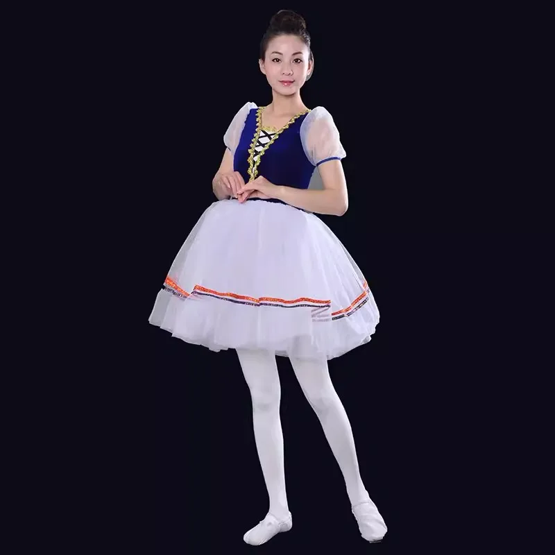 Giselle Ballett lange Tutu Schwan See Ballett Kostüm Erwachsene Frauen profession elle romantische Kleid Ballerina Kinder Kinder Tanz kleidung