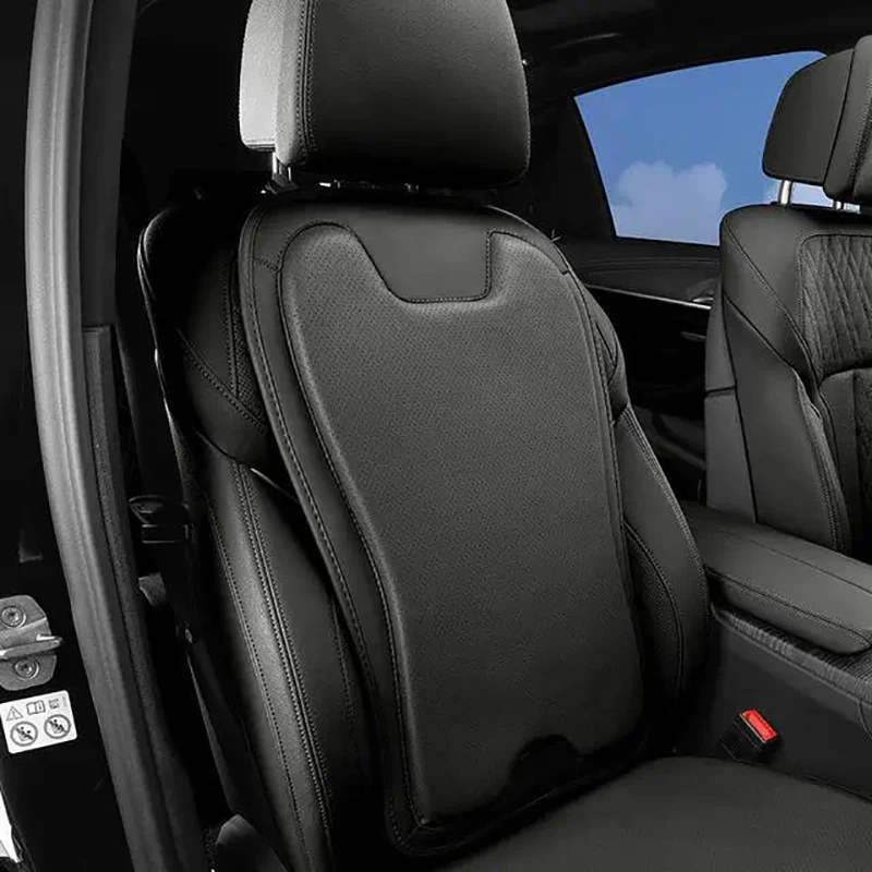 

Nappa Leather Car Seat Cushion Luxury Breathable Ventilated Seat Pad Soft Elastic Comfortable All Season Auto Interior