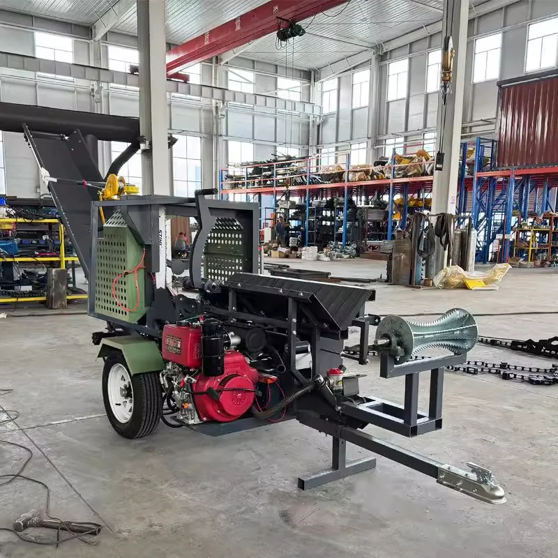 Hydraulic Automatic Log Splitter 15HP Splitter-Saw Combination Equipment Log Splitter Manual Firewood Processor(Customized)
